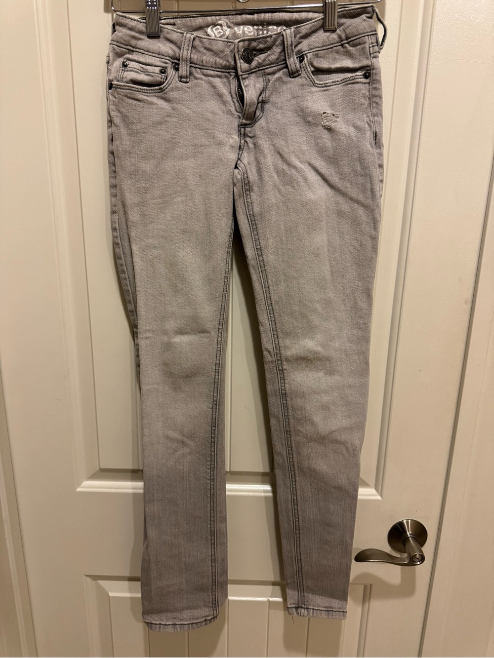 BULLHEAD VENICE Gray Wash Skinny Reg sz 0 jeans